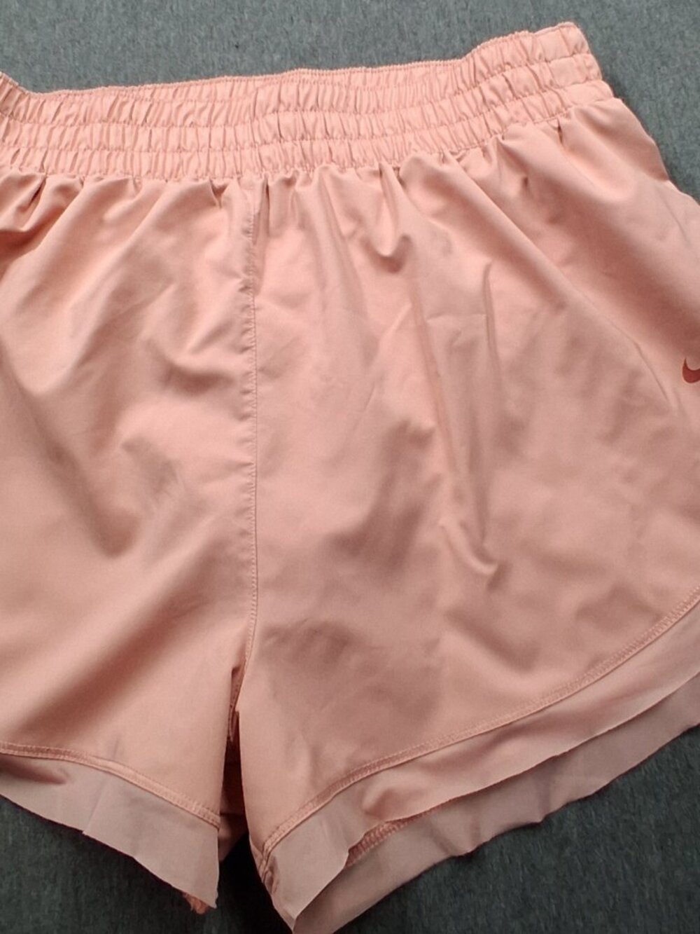 Nike womens shorts size medium light orange good condition